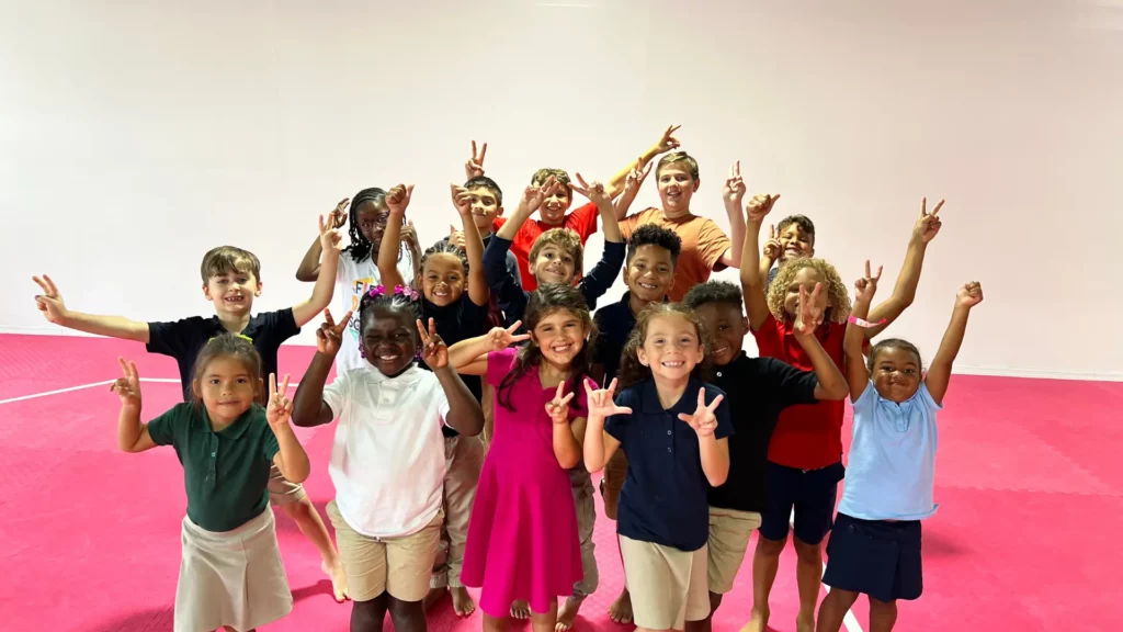 after school kids group picture